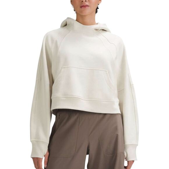 Lululemon Cream Scuba Pull Over Hoodie Size XL/XXL - Picture 1 of 7
